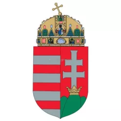A Magyar Köztársaság címere fémkerettel A3 méretben