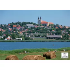   Tihany tányéralátét könyöklő + hátoldalon Balaton térkép