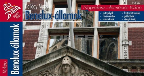 Benelux-államok hajtogatott autótérkép