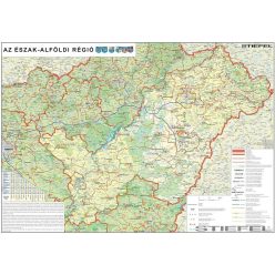 Az Észak-Alföld régió falitérkép