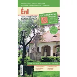 Érd várostérkép hajtott