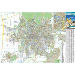 Debrecen város térképe