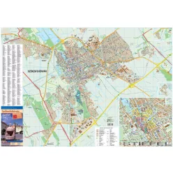 Székesfehérvár térképe, falitérkép