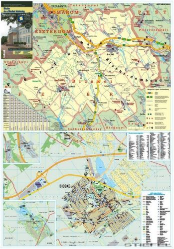 Bicske és a Bicskei kistérség térképe, falitérkép
