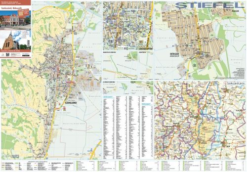 Szekszárd, Bátaszék térképe, falitérkép