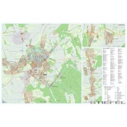 Ajka város falitérkép