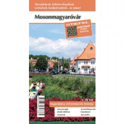 Mosonmagyaróvár hajtogatott várostérképe