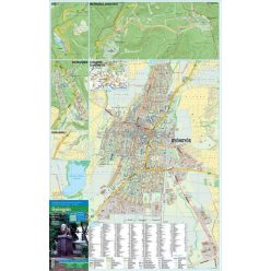 Gyöngyös térkép tűzhető, keretezett térkép