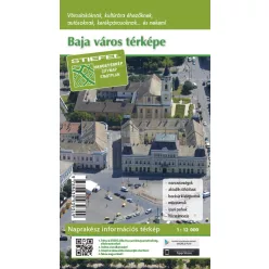 Baja hajtogatott várostérképe