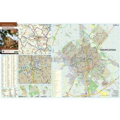 Kiskunfélegyháza fémléces várostérképe