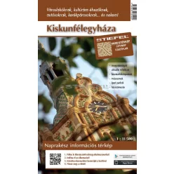 Kiskunfélegyháza hajtogatott várostérképe