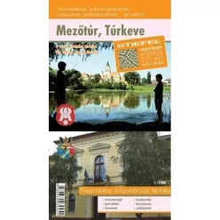 Mezőtúr és Túrkeve hajtogatott térképe