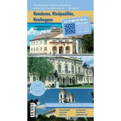   Kisújszállás Kenderes Kunhegyes hajtogatott várostérképe