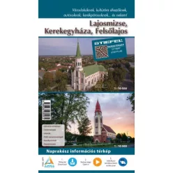 Lajosmizse-Kerekegyháza-Felsőlajos hajtogatott térképe