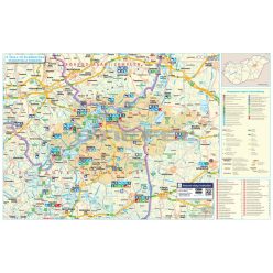 Tisza-tó és térsége turisztikai fémléces térképe