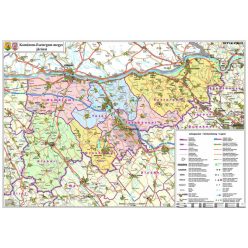 Komárom-Esztergom megye falitérkép