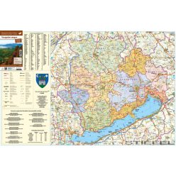 Veszprém megye falitérkép