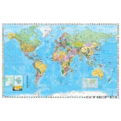 A Föld országai zászlókkal falitérkép