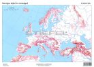 Európa domborzata + Európa vaktérképpel fixi tanulói munkalap