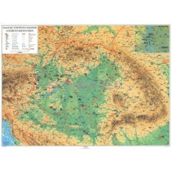   Magyar történeti emlékek a Kárpát-medencében fémléces térkép
