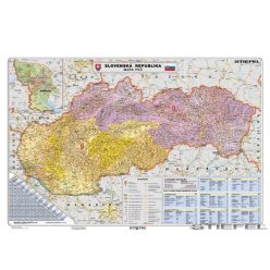 Szlovákia irányítószámos falitérkép
