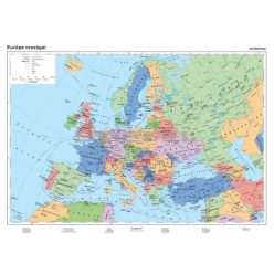 Európa politikai térképe+tematikus térképek DUO