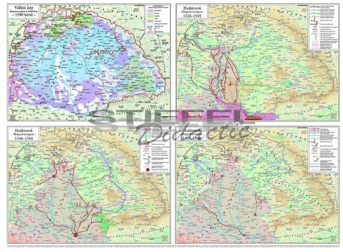 A török hódoltság Magyarországon - tematikus térképek (1526-1600)