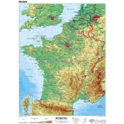 Franciaország, domborzati (francia)