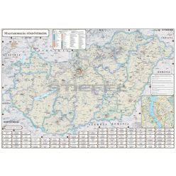 Magyarország Fürdőtérképe fémléces