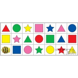 Bee-Bot Gyakorlópálya, formák és színek 2.