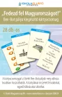 Bee-Bot gyakorlópálya + kártyacsomag, "Fedezd fel Magyarországot!"