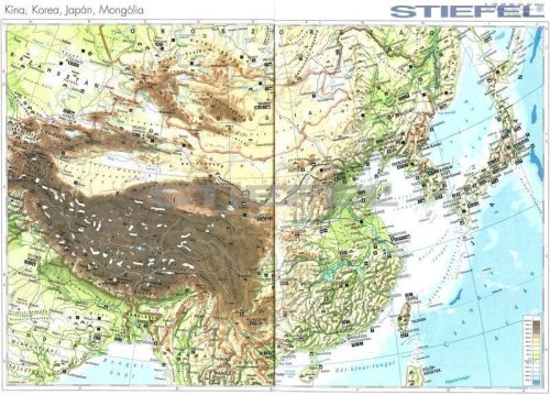 Kína, Korea, Japán, Mongólia domborzata