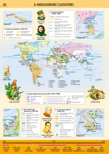 Hidegháború csataterei, iskolai történelmi oktatótabló