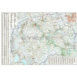 Macedónia autótérképe