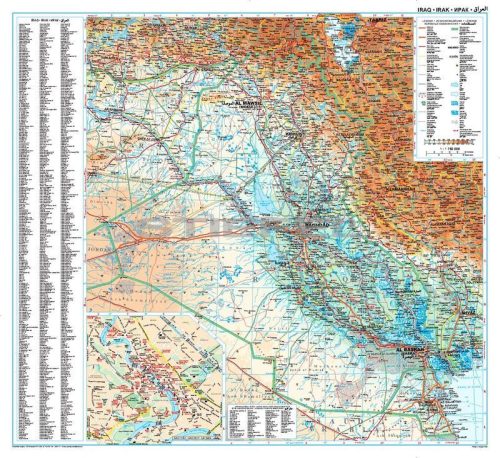 Irak térkép - Új kiadás 