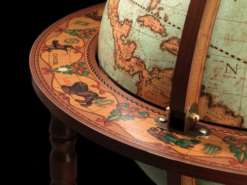 Bárföldgömb gurulós Dedalo (a gömb teteje oldalra nyitható) laguna  Ø 50  cm