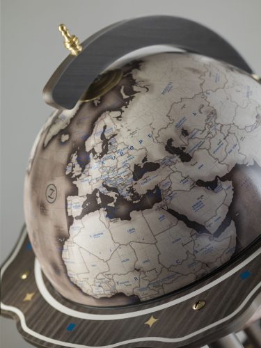 Bárföldgömb gurulós Lapis (a gömb teteje oldalra nyitható) szürke  Ø 40  cm