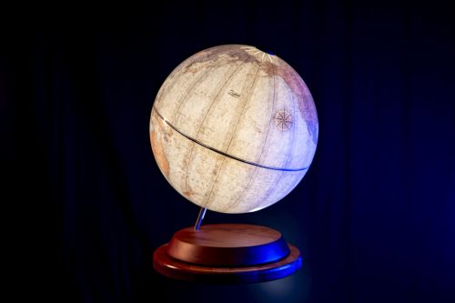 Asztali földgömb Lume akvamarin  Ø 33  cm