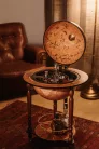Bárföldgömb gurulós Da Vinci ( a gömb teteje oldalra nyitható )  rozsda  Ø 40  cm