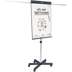 Sketch Pro mobil flipchart csillaglábbal