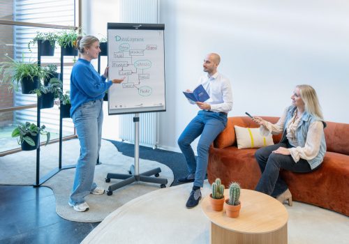 Sketch Pro mobil flipchart csillaglábbal