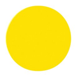 Mágneses körök, citromsárga, 20 mm