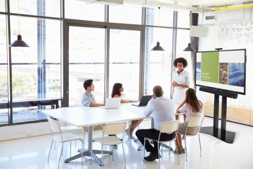 Legamaster moTion szabadon álló állvány motoros magasságállítással