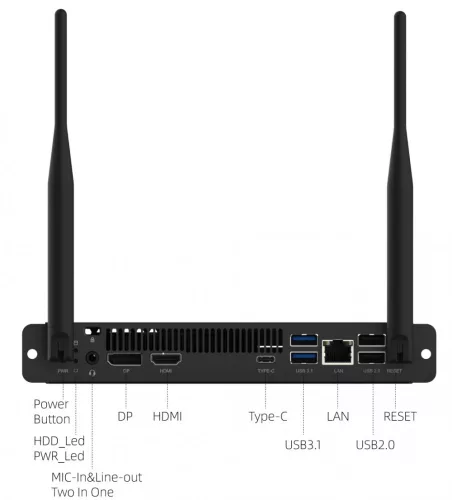 Legamaster OPS PC AL-i5 - beépíthető PC interaktív kijelzőkhöz (Win 11)