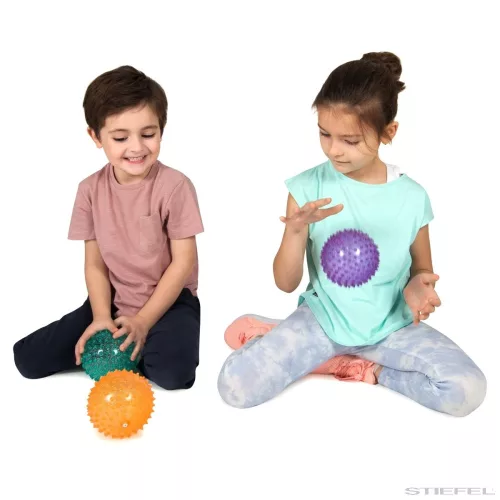 Csillámos, rücskös labda, 3 db