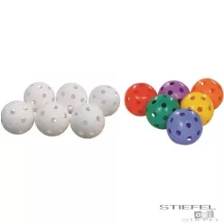 Floorball labdák, színes (6db)