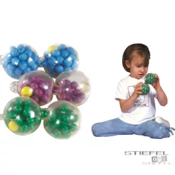 Stresszlabda színes golyókkal