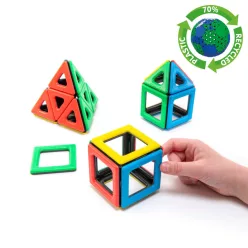 Mágneses Polydron készlet