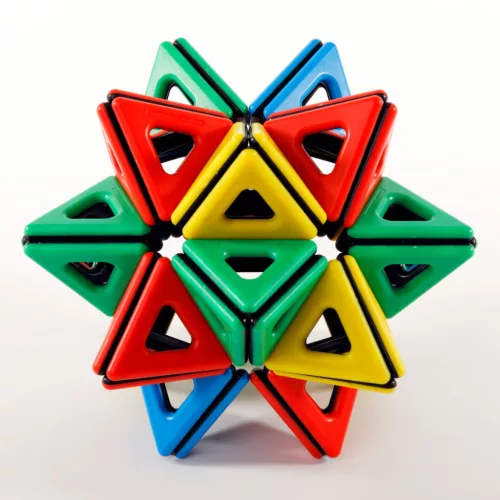 Mágneses Polydron formakészlet - osztálykészlet