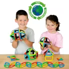 Mágneses Polydron Gömbkészlet - osztálykészlet